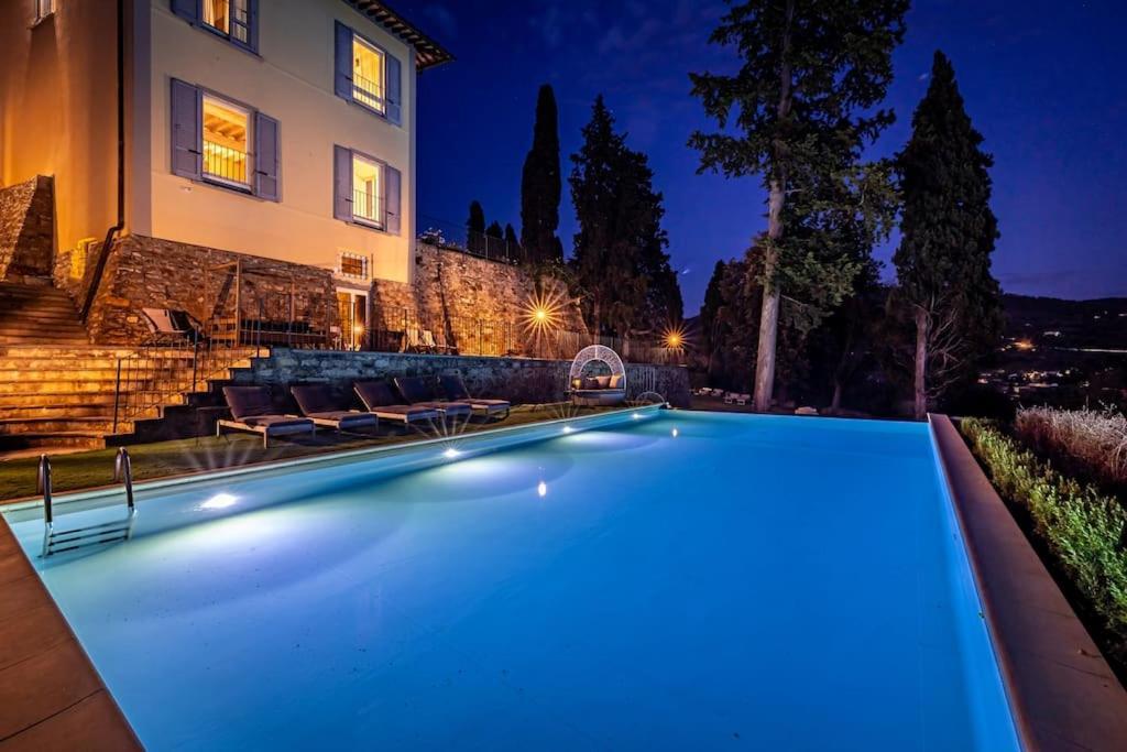 Luxury Villa Tolomei Gucci With Spa San Jacopo al Girone Bagian luar foto