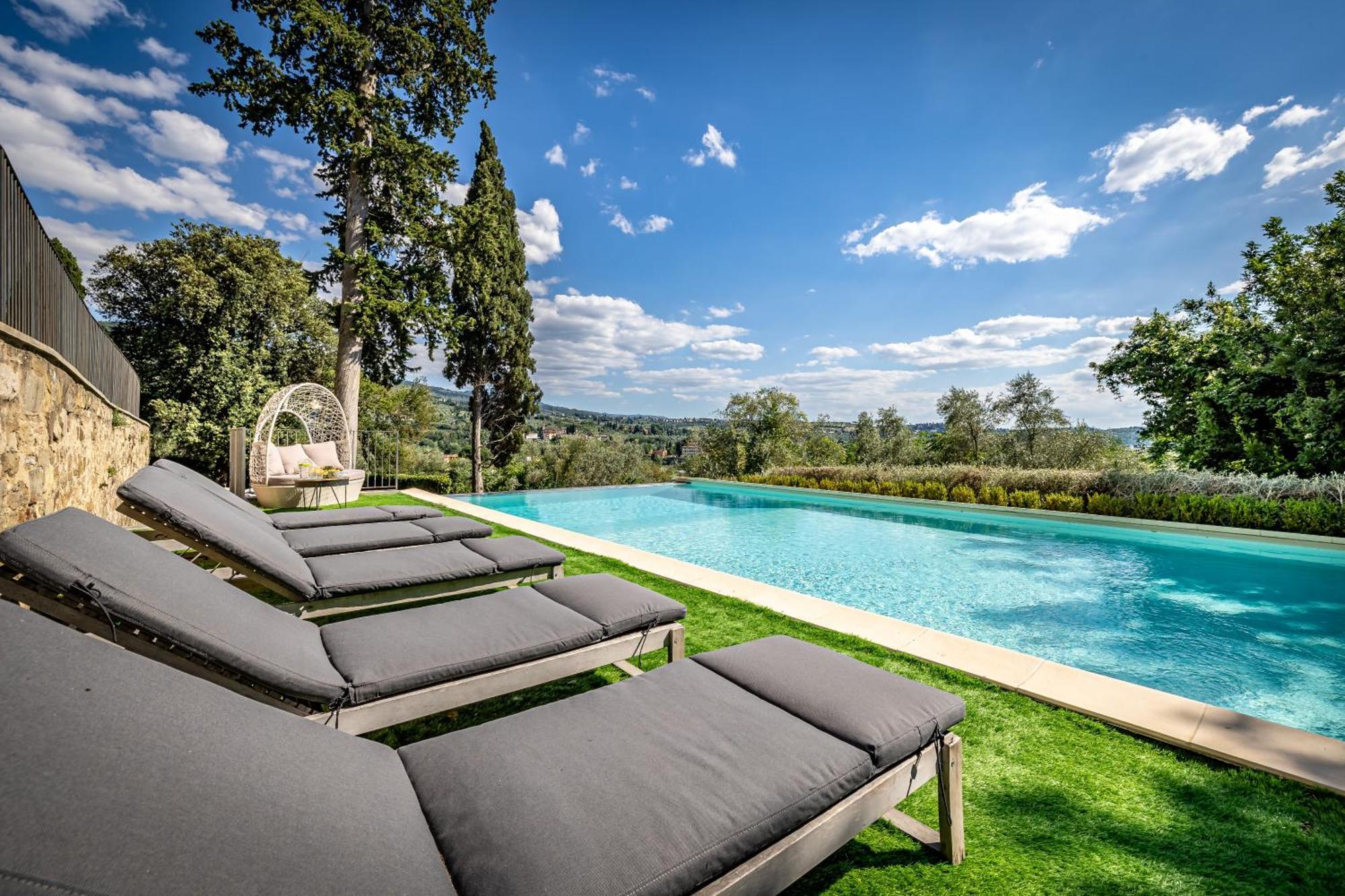 Luxury Villa Tolomei Gucci With Spa San Jacopo al Girone Bagian luar foto
