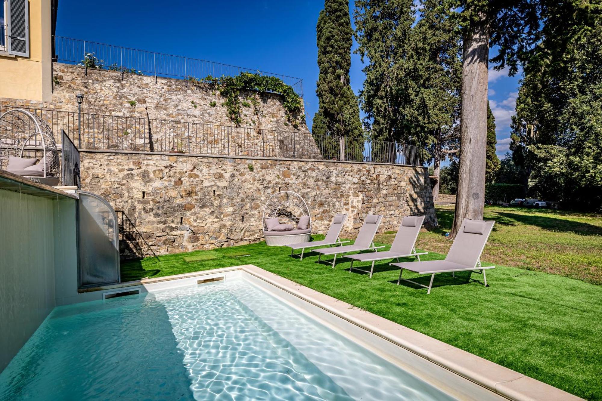 Luxury Villa Tolomei Gucci With Spa San Jacopo al Girone Bagian luar foto