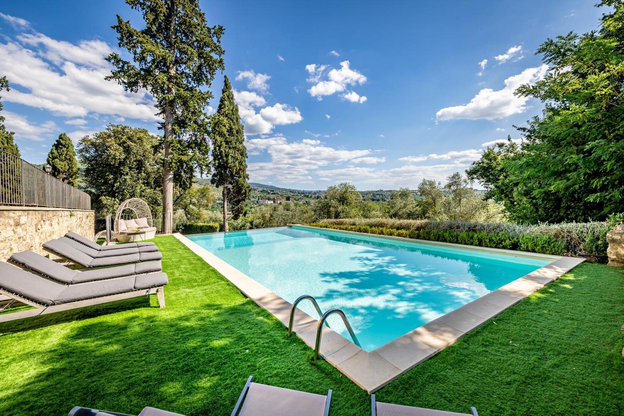 Luxury Villa Tolomei Gucci With Spa San Jacopo al Girone Bagian luar foto